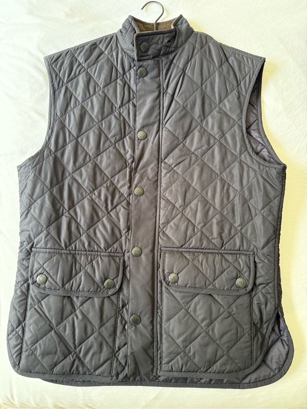Barbour Quilted Men's Vest Jacket - Navy Medium